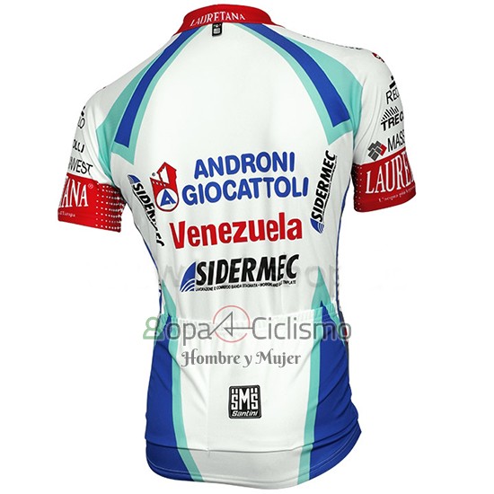 Androni Giocattoli Ropa Ciclismo Culotte Corto 2014 Hombre Mangas Cortas Blanco